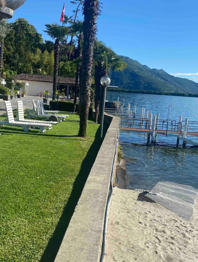 Apartamento Holiday On The Lake Lugano 2 Bissone Exterior foto